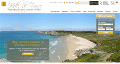 Desktop Screenshot of hotel-france-camaret.com